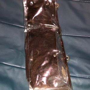 Real Hair clip in extensions Burnette Auburn colored